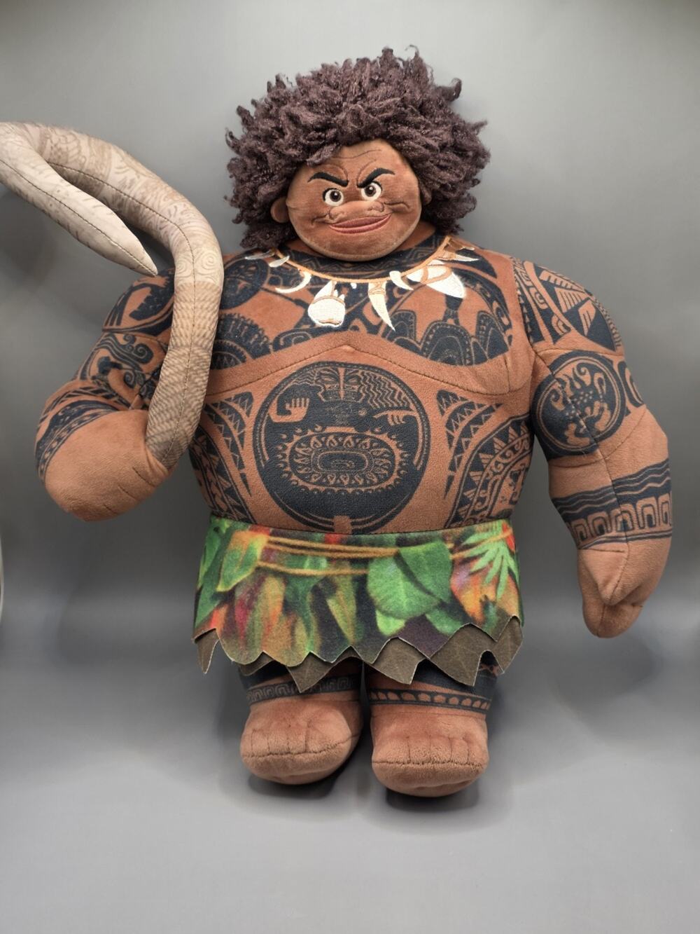 Disney Store MOANA Maui 16” Demigod Plush Doll With Hook Stuffed Toy Plush
